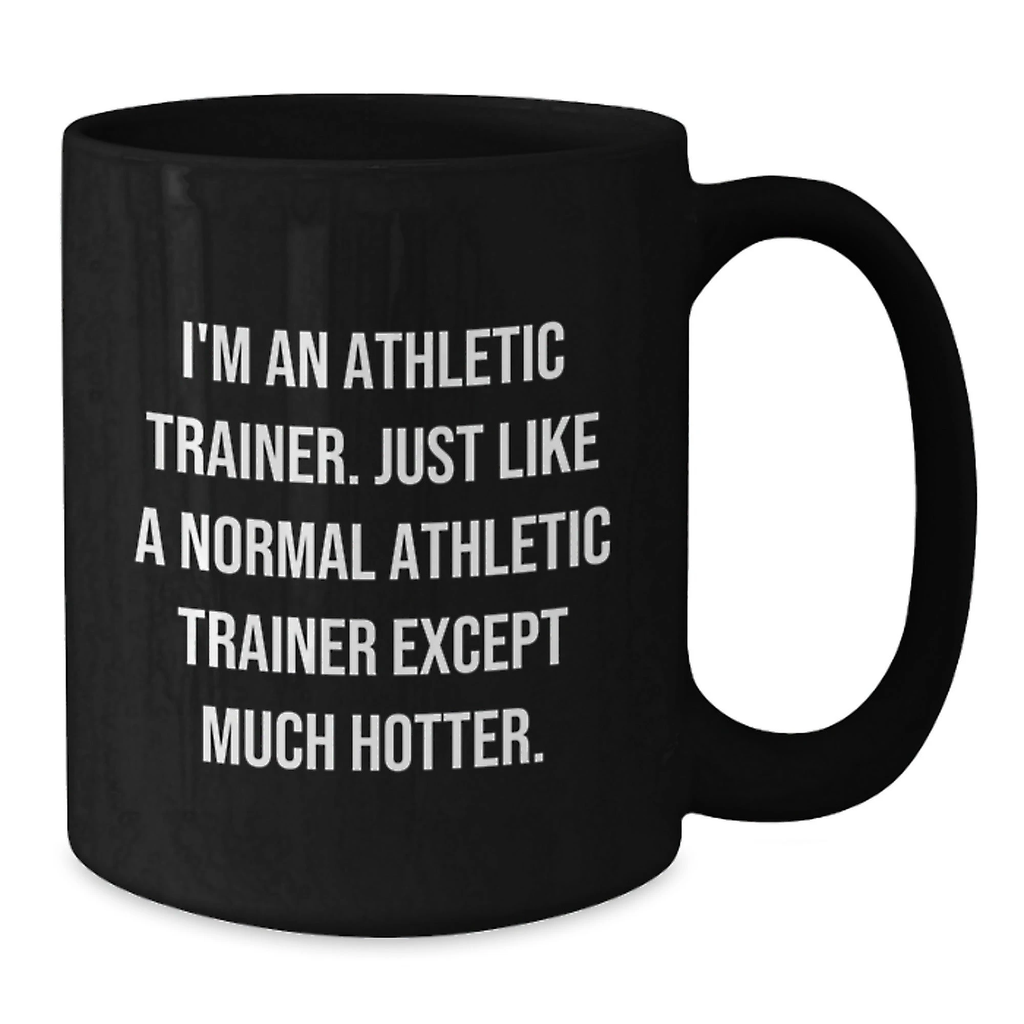 Funny Athletic Trainer Gifts, Unique Black Coffee Mugs for Mom on Mother's Day from Husband, Daughter, or Son - Additional