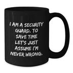 Funny Security Guard Christmas Unique Gifts from Friends for Security Guard