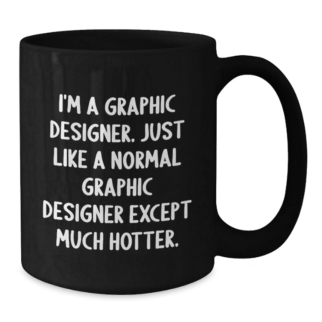 Graphic Designer Keepsake Mug for Him Surprise Birthday Gift - Additional