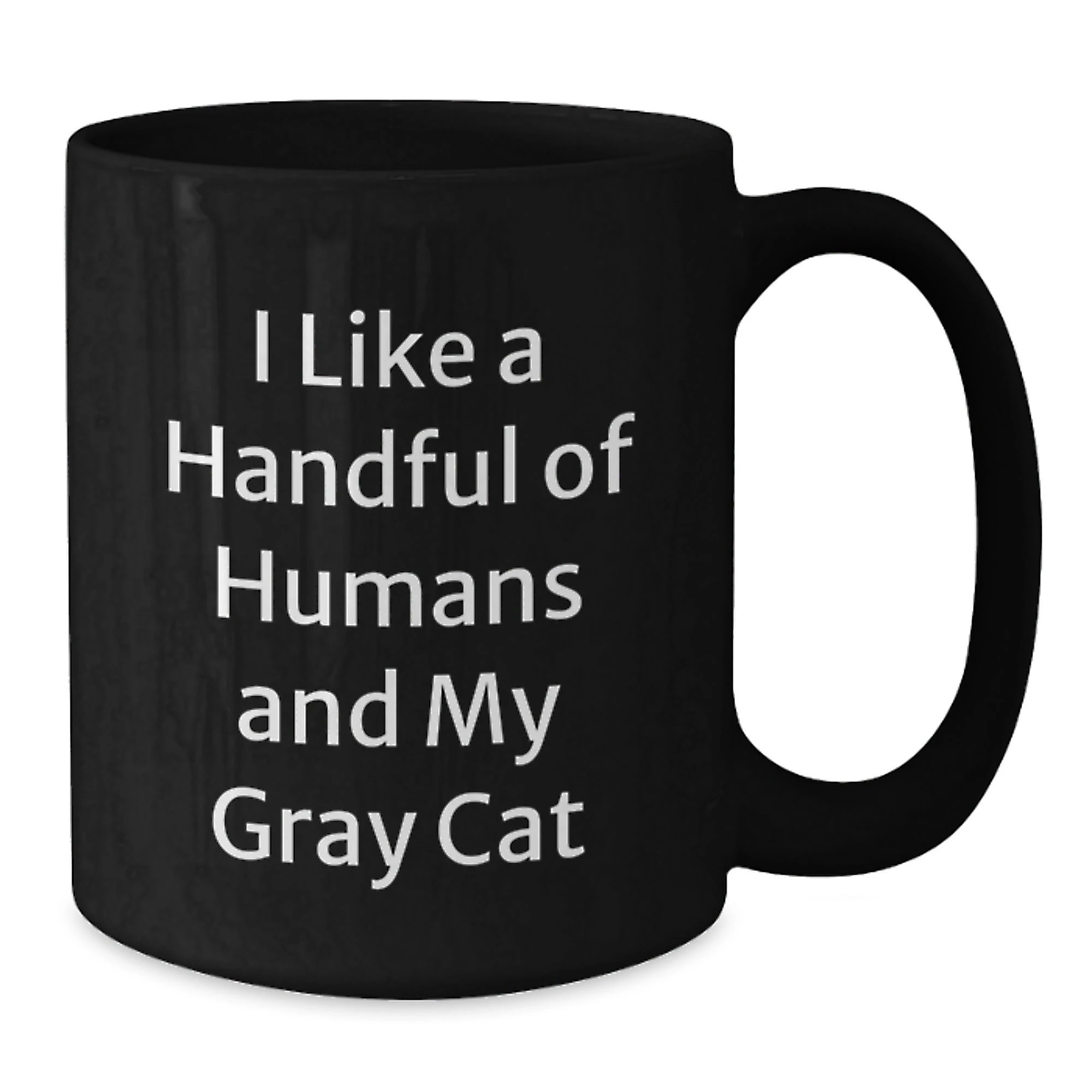 Gray Cat Lover Christmas Unique Gift Ideas Funny Mug for Friends Family Unique Gifts from Men Women