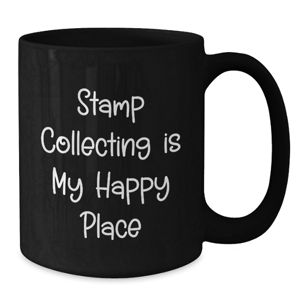 Stamp Collecting Gift for Him - A Thoughtful Keepsake Mug with a Happy - Additional
