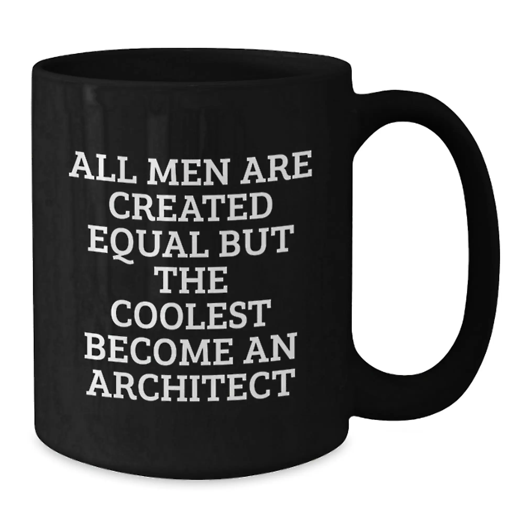 Architect Keepsake Black Coffee Mug for Him 11oz Birthday Gift - Additional