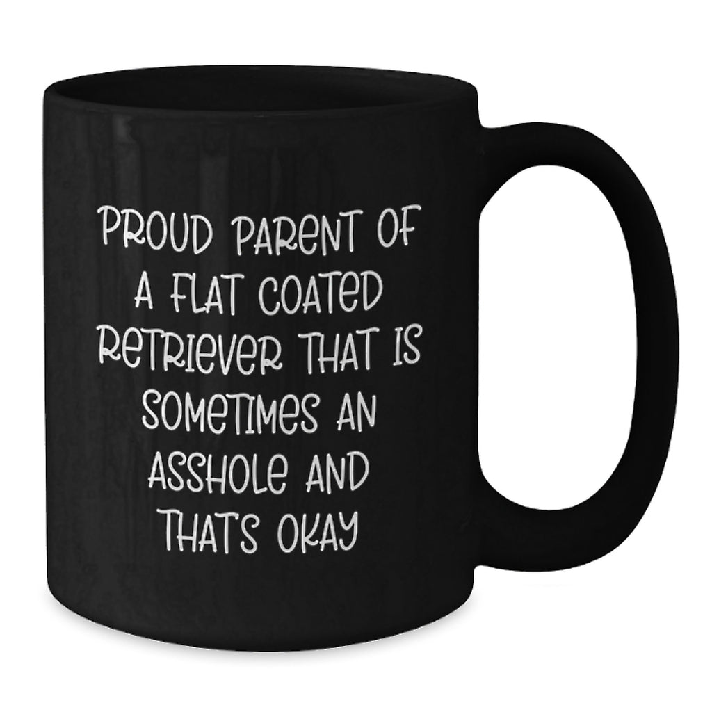 Christmas Gift for Her Humorous Flat Coated Retriever Parent Present - Additional