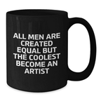 Artist Keepsake Black Coffee Mug for Him Birthday Gift - Additional
