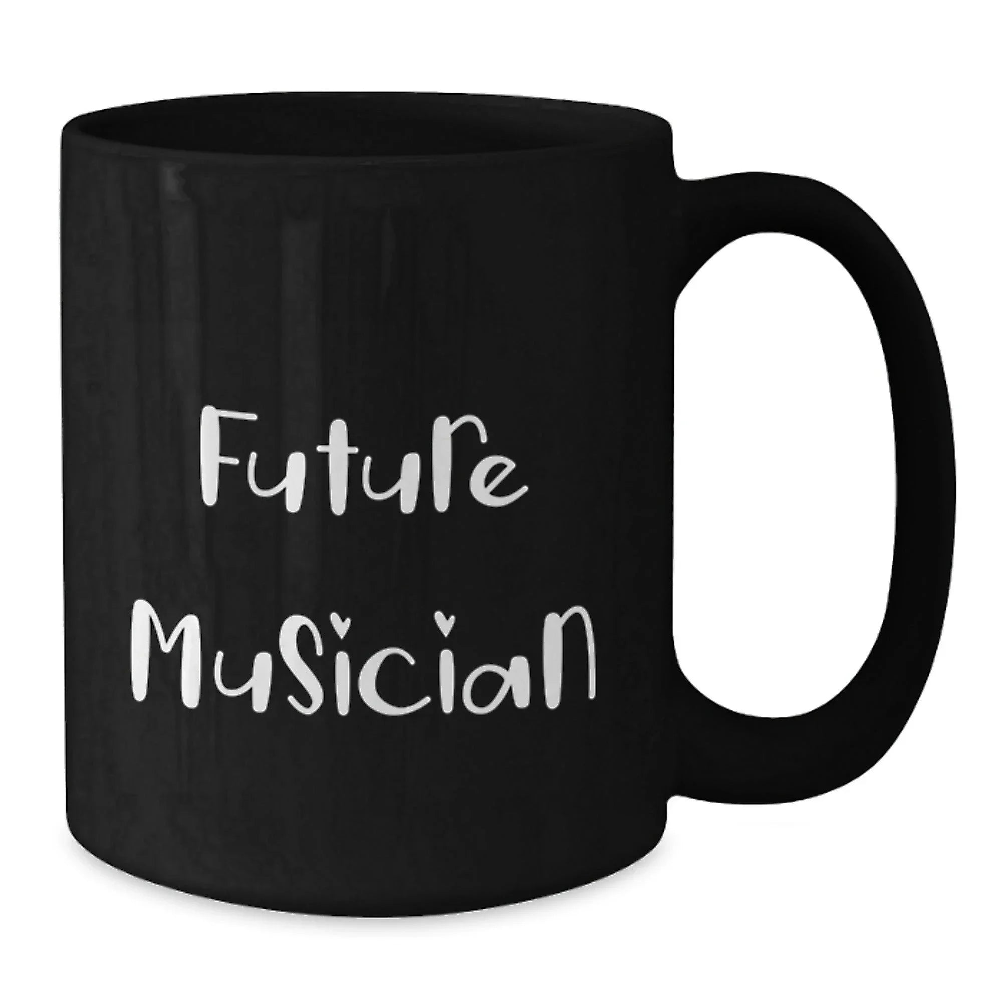 Funny Musician Future Quotes Gifts from Friends for Birthday Black Coffee Mug