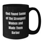 Barber Humor Gifts from Men, Women, Friends, Family - Funny Quote Black Coffee Mug - Unique Christmas Unique Gifts for Barber, Men, Women