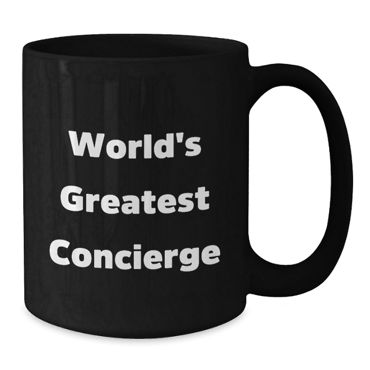 Concierge Gift for Him - World's Greatest Keepsake Black Coffee Mug - Additional