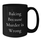 Funny Baking Quotes Black Coffee Mugs Gifts from Family to Family Members, Baking Lover Mug Christmas Unique Gifts