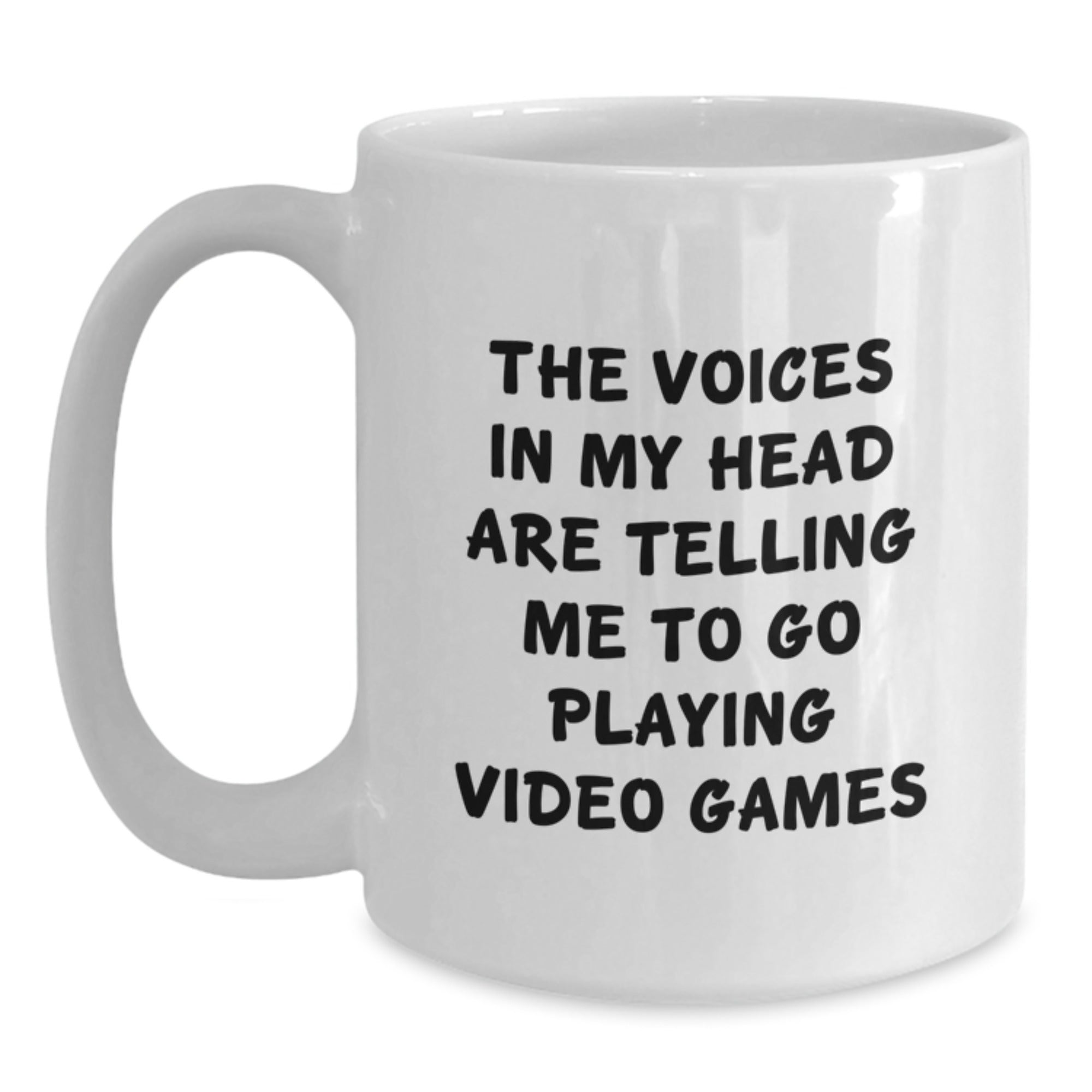Funny Playing Video Games Gifts for Him or Her, White Coffee Mug, Unique Graduation Unique Gifts from Friends, Family, or Coworkers - Main