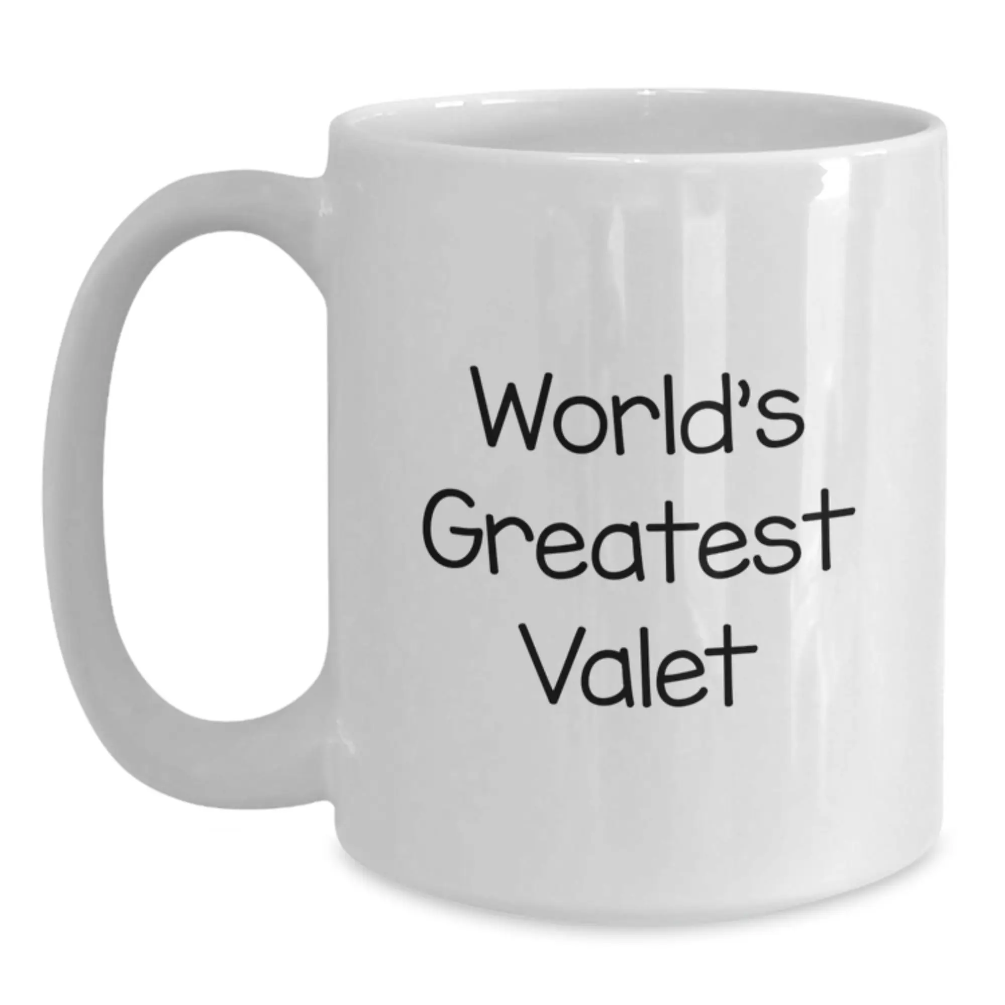 Funny Valet Gifts from Men, World's Greatest Valet White Coffee Mug for Valet, Unique Mother's Day Unique Gifts Ideas - Main