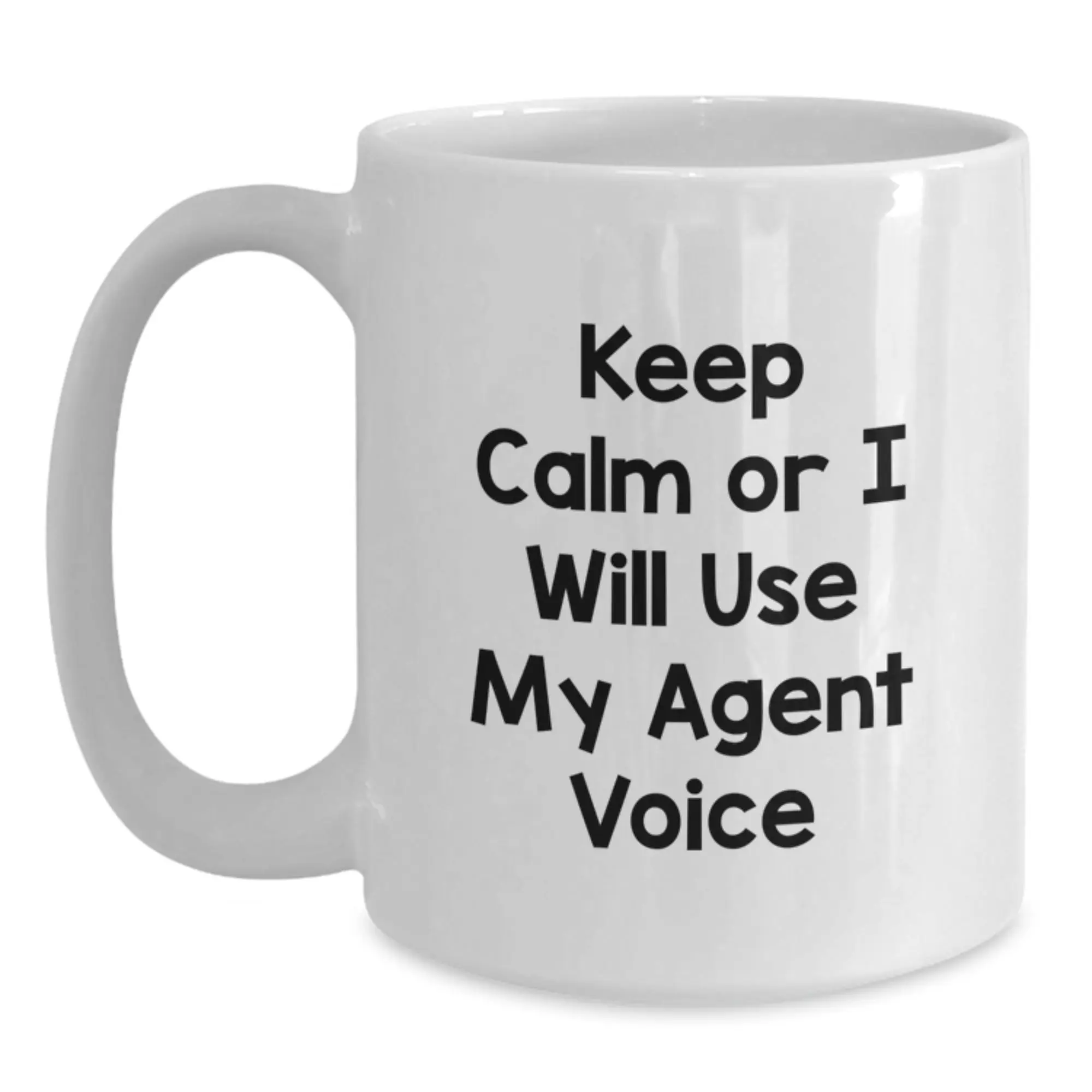 Funny Agent White Coffee Mugs Gifts from Men to Agent Graduation Unique Gifts - Main