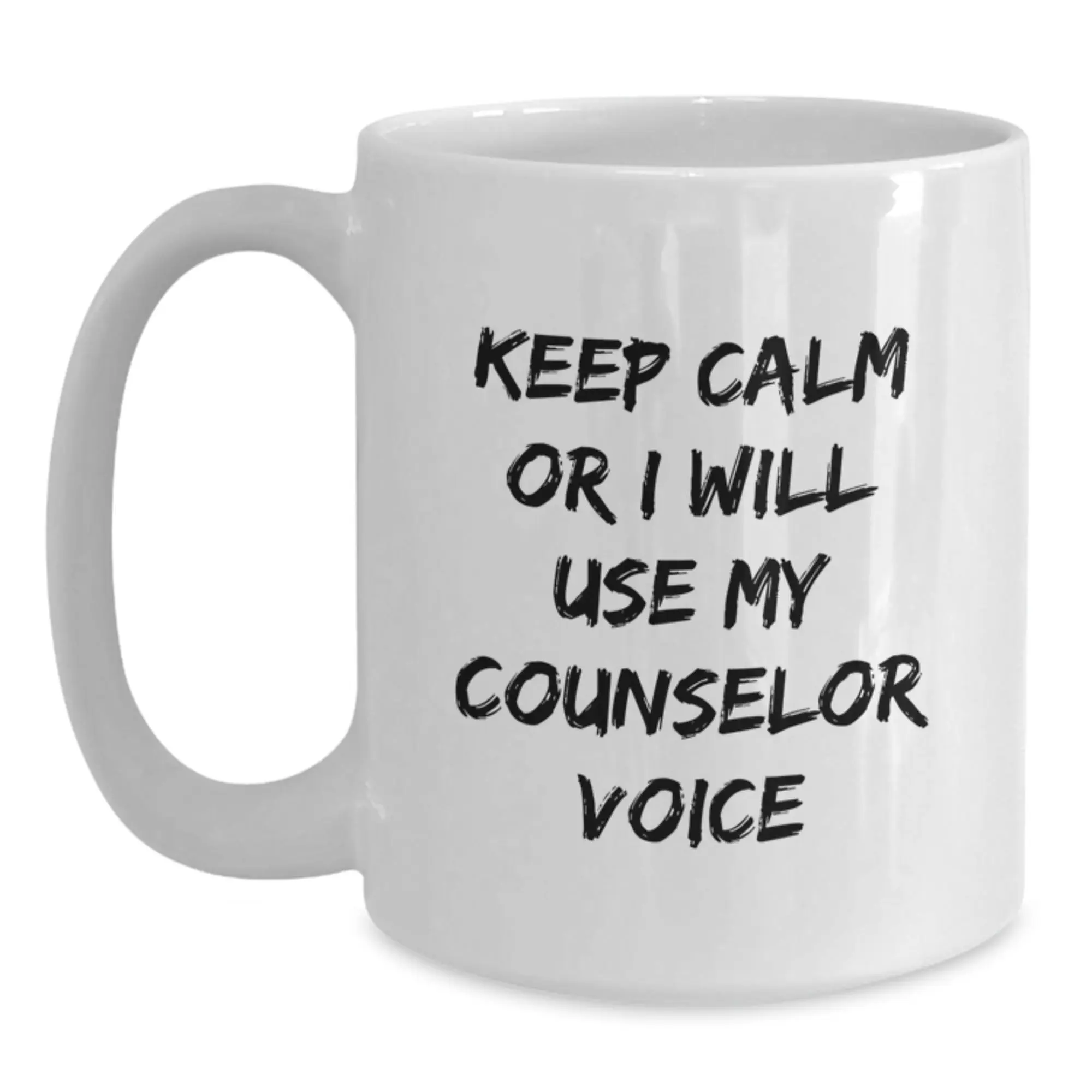 Funny Counselor Gifts from Men, Unique Counselor White Coffee Mugs for Father's Day Unique Gifts - Main