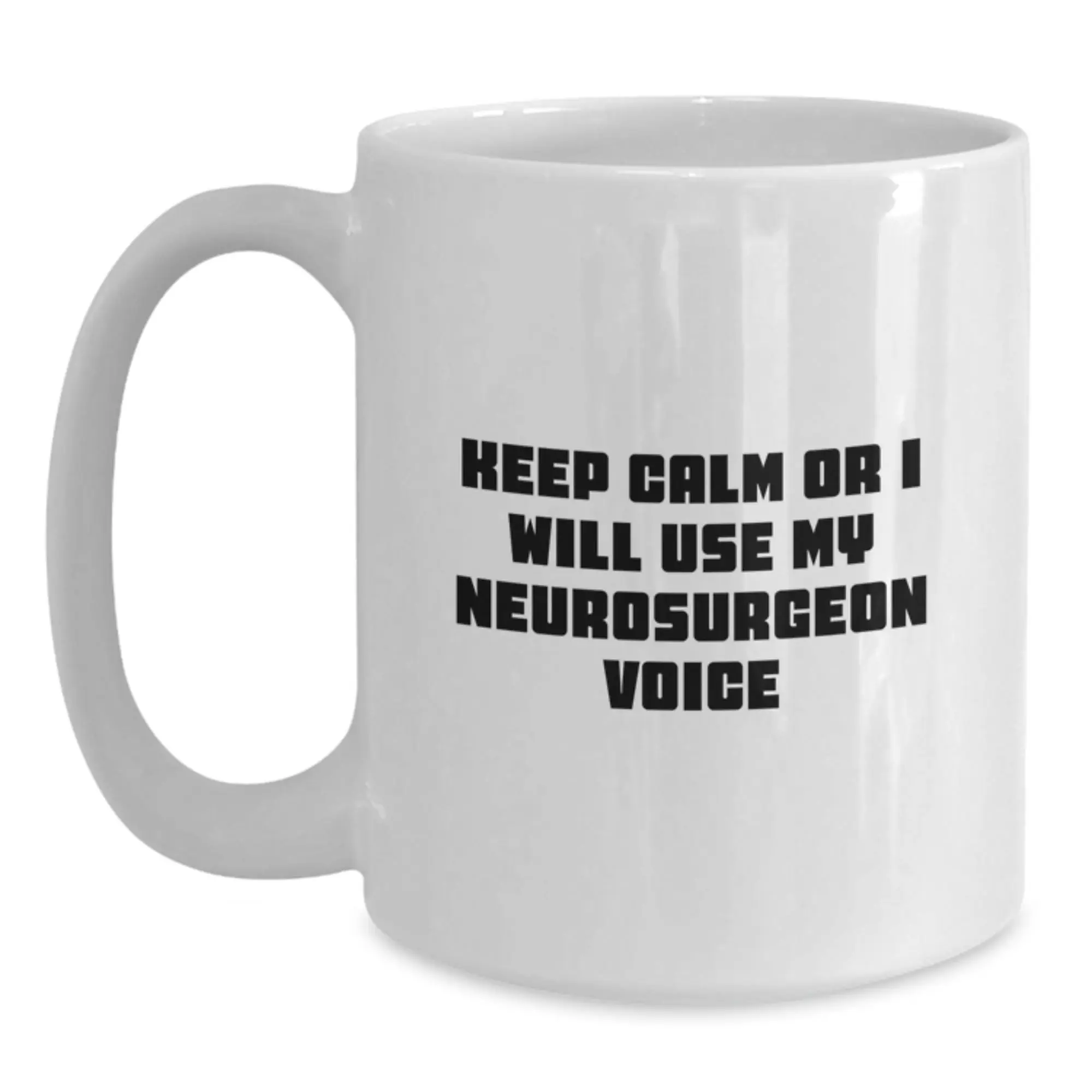 Birthday Gift Neurosurgeon White Coffee Mug for Her Present - Main
