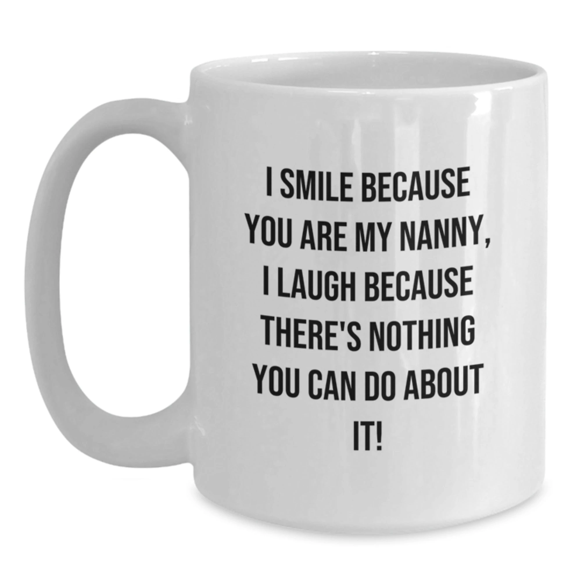 Funny Nanny White Coffee Mug Gifts for Nanny from Family - Main