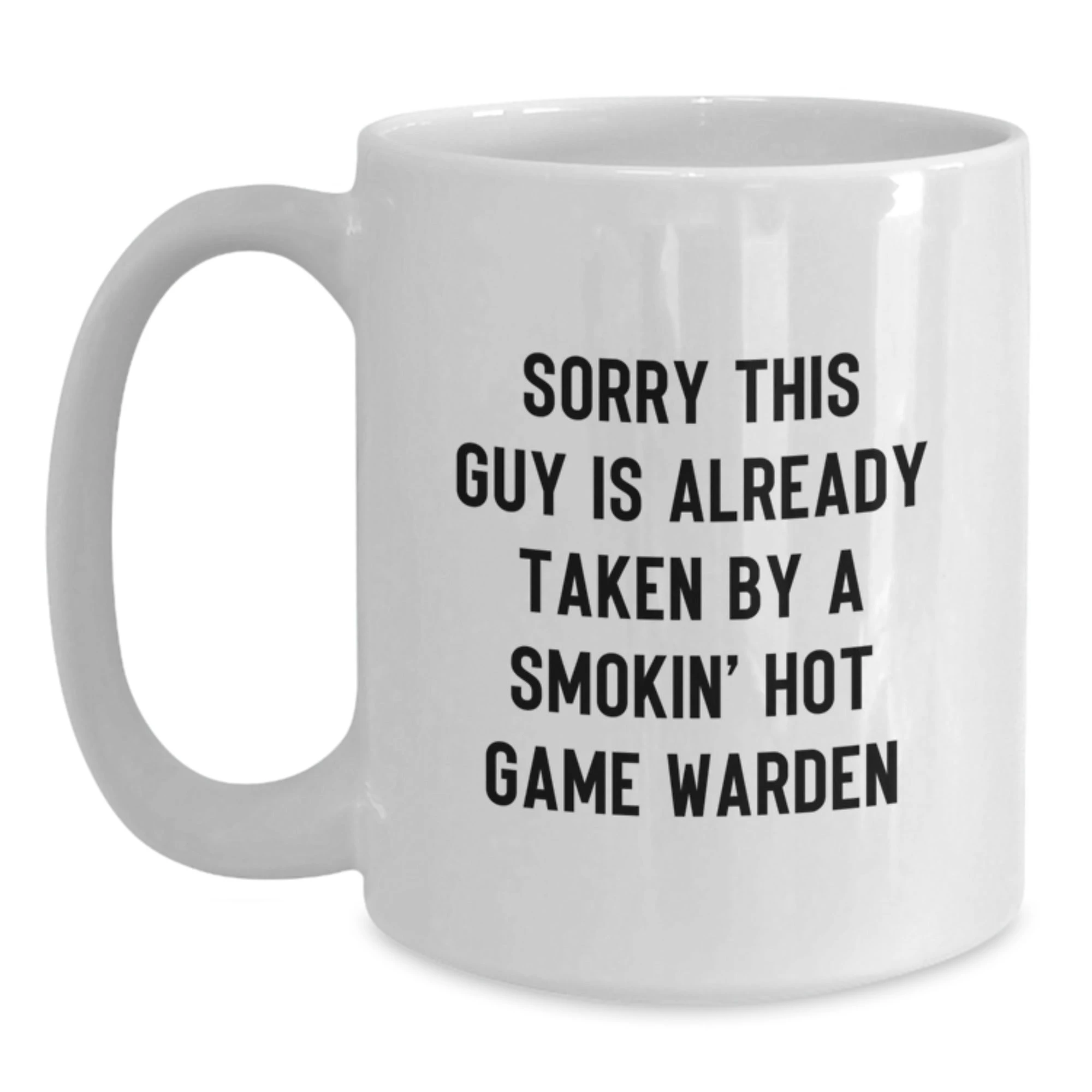 Funny Game Warden Gifts for Men, Unique White Coffee Mug, Christmas Unique Presents from Friends to Game Wardens
