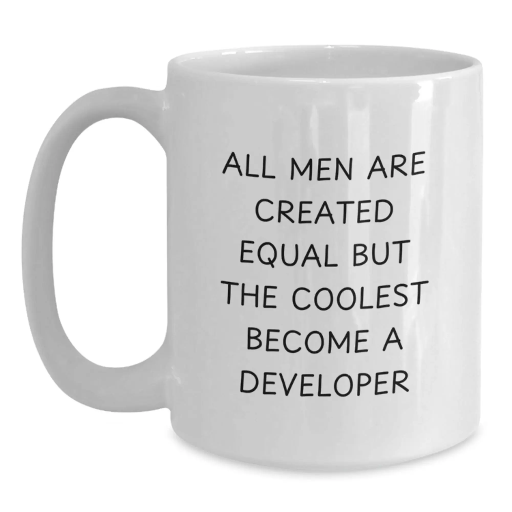 Developer Keepsake Ceramic White 11oz Coffee Mug for Him Birthday Gift - Main