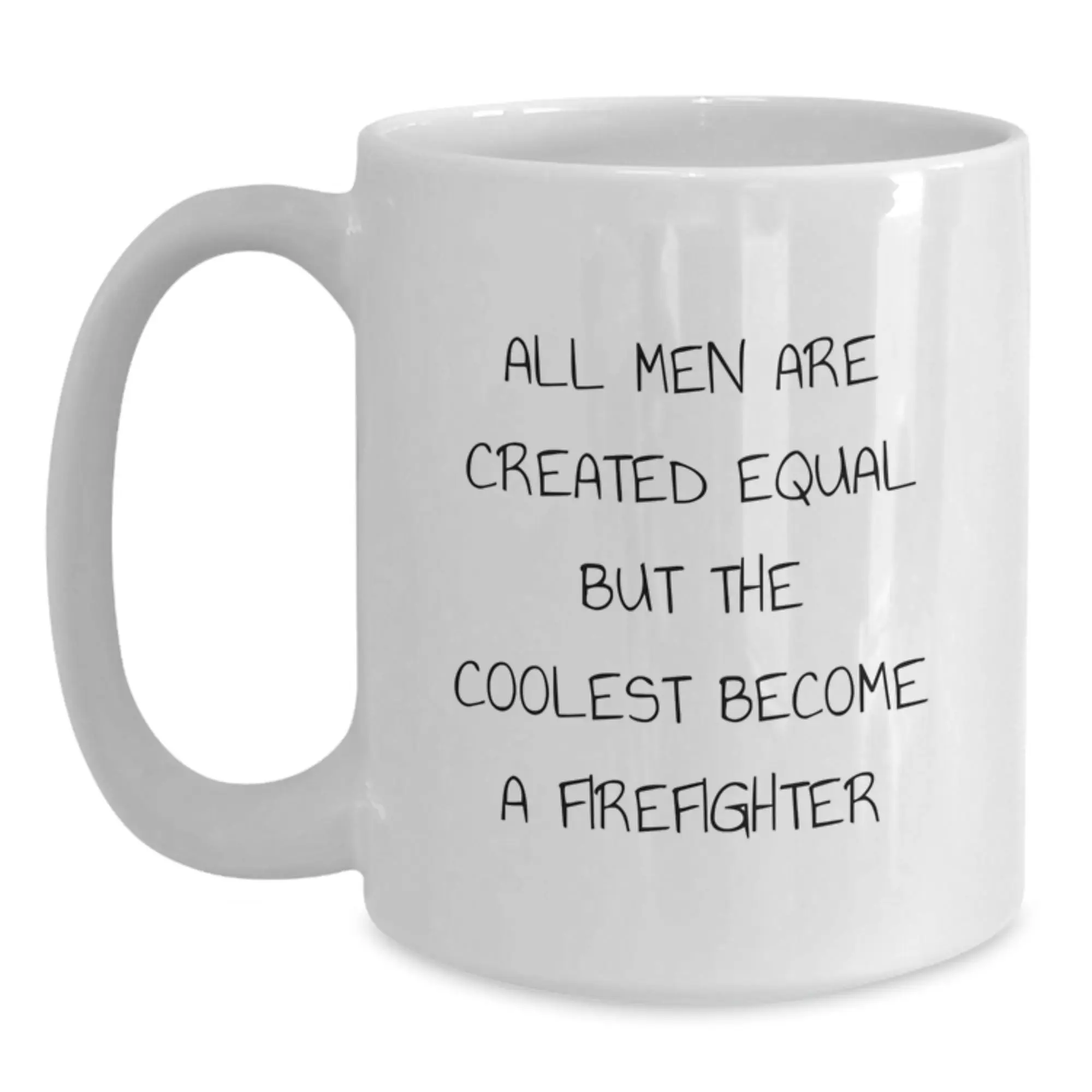 Firefighter Keepsake Mug for Him Birthday Gift Ceramic 11oz Microwave - Main