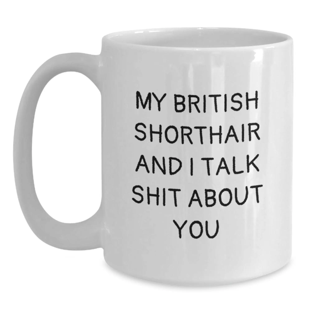 Graduation Gift British Shorthair Mug for Her – Keepsake Present - Main