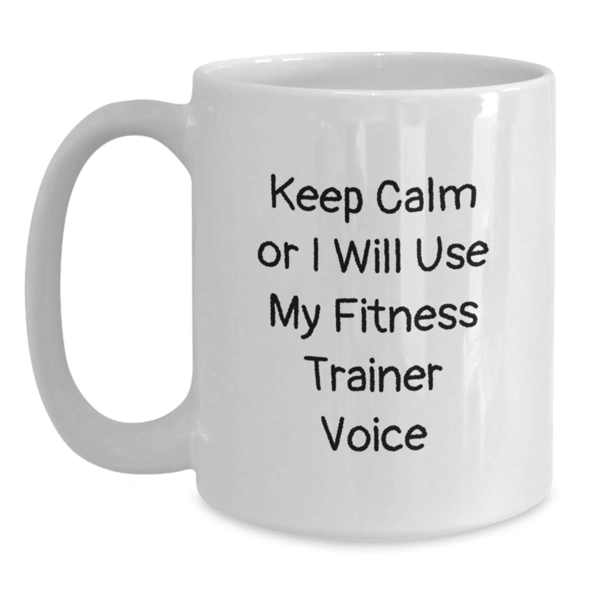 Fitness Trainer Gift for Him Keep Calm Tone Coffee Mug Keepsake - Main