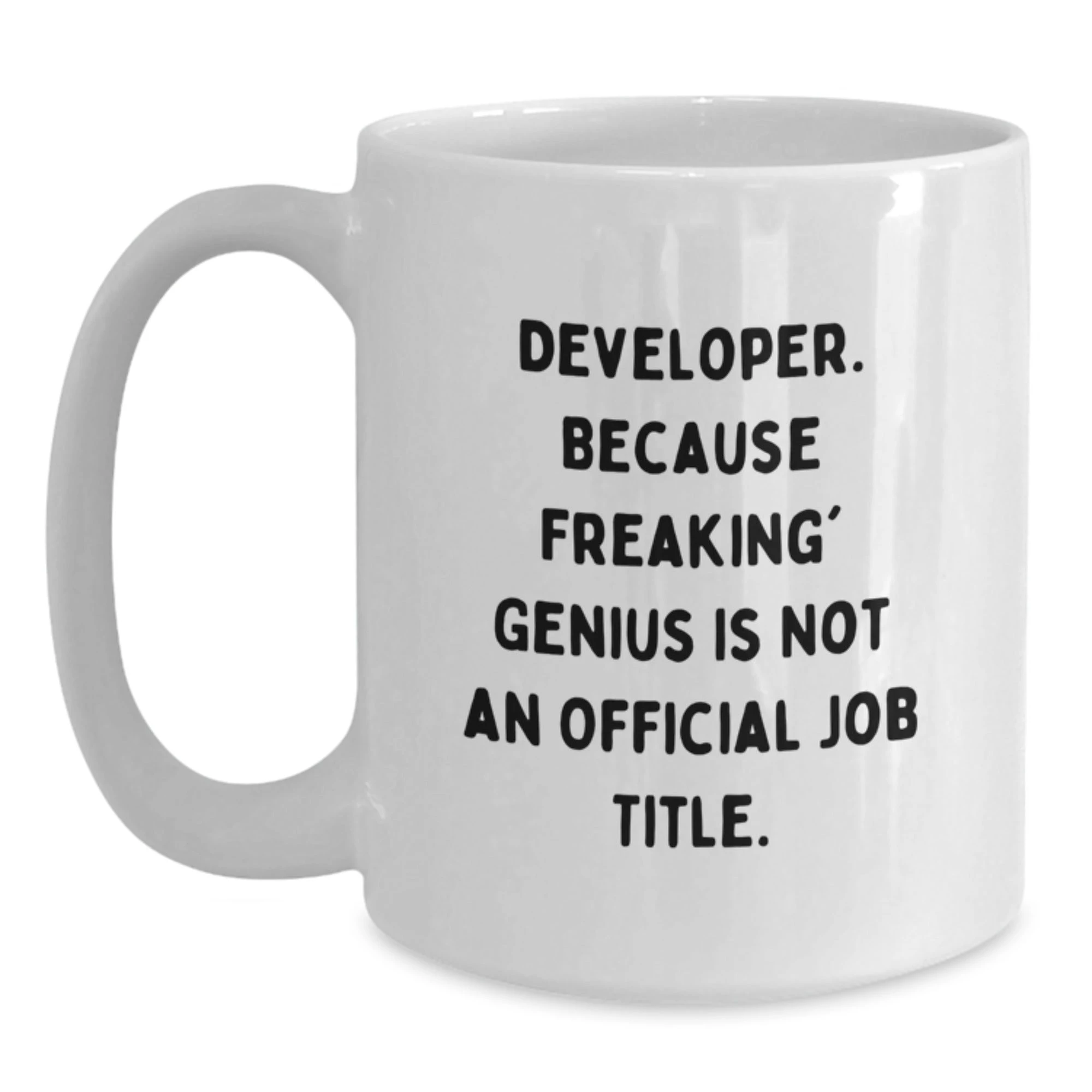 Funny Developer Gifts from Men to Friends on Valentine's White Coffee Mug
