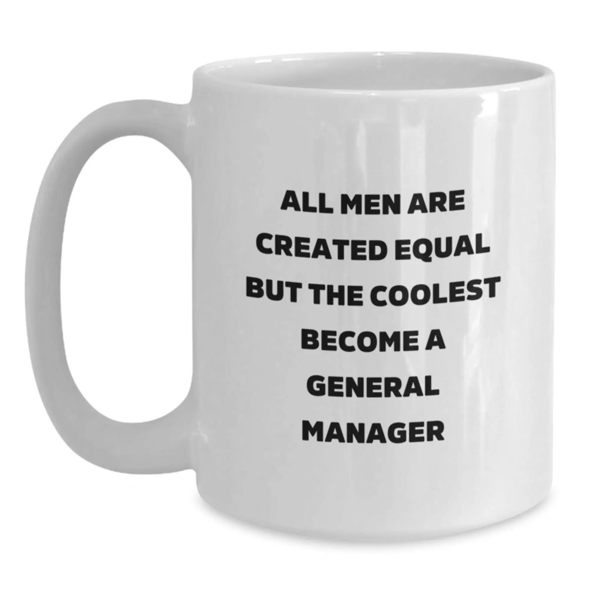 General Manager Birthday Gift White Coffee Mug for Her Present Keepsake - Main