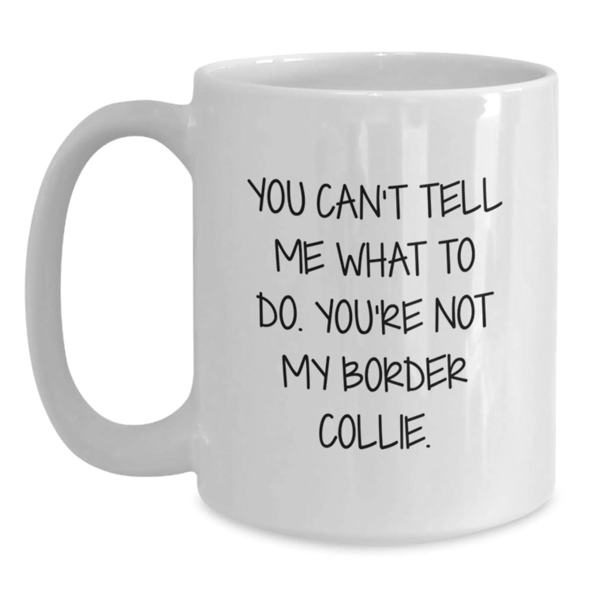 Funny Border Collie Dog Birthday Unique Gifts from Friends for Border Collie Dog Lovers - White Coffee Mug - Main
