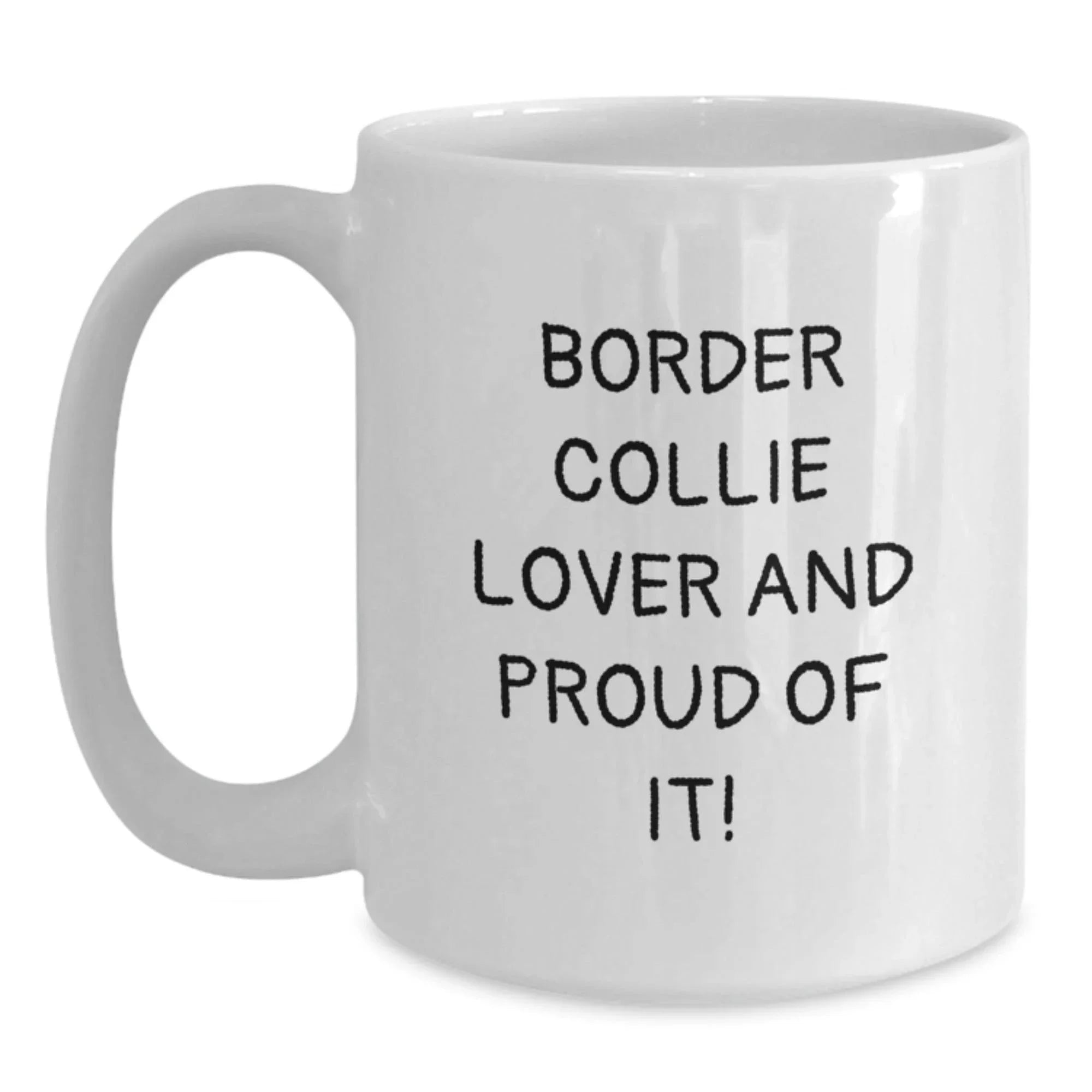 Funny Border Collie Coffee Mug For Dog Lovers Valentine Gift