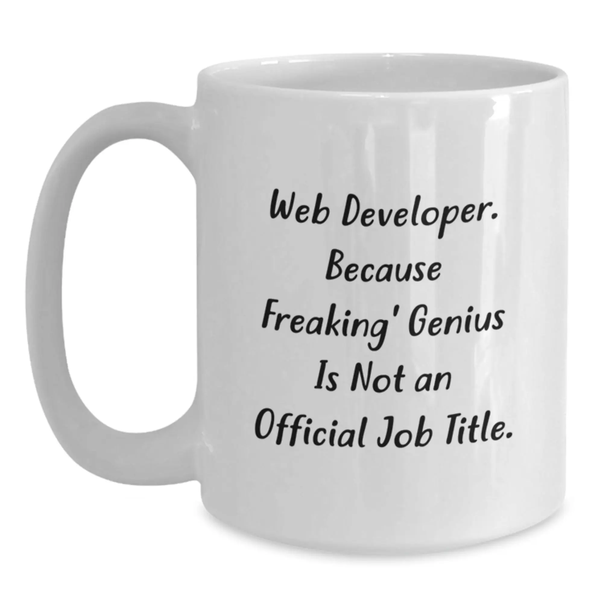 Birthday Gift for Her Web Developer Mug – Present with Coffee for Code - Main