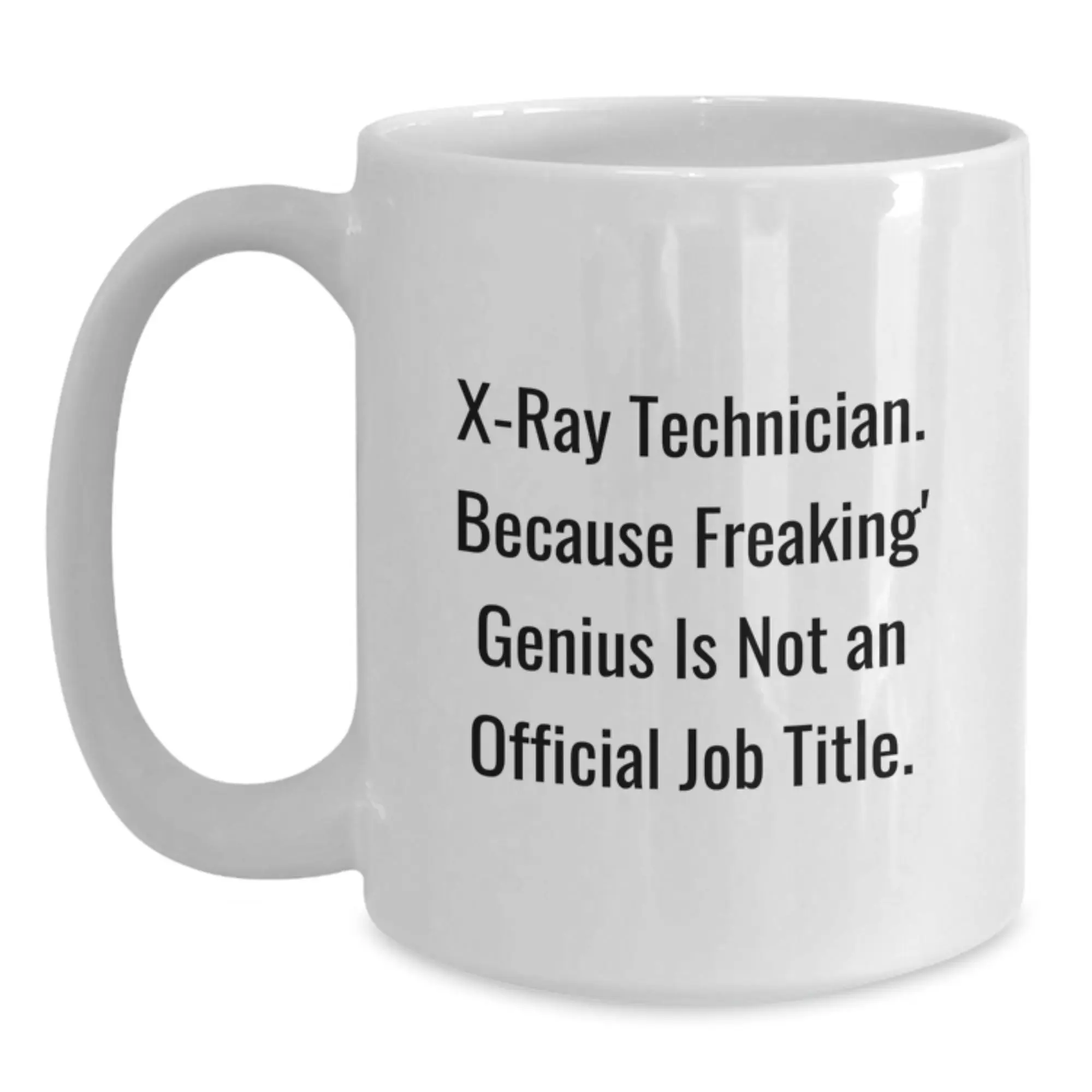X-Ray Technician Keepsake White Coffee Mug for Him Birthday Gift - Main