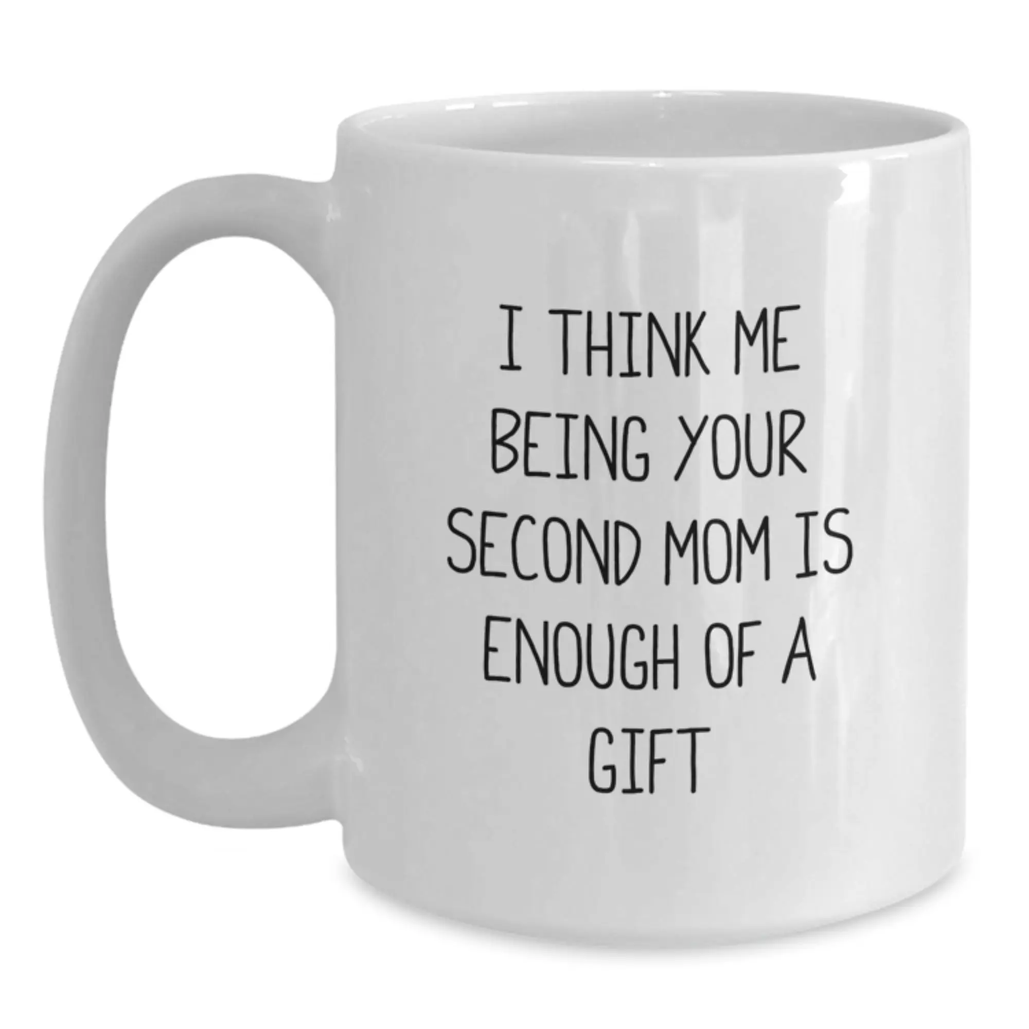 Second Mom Companion White Coffee Mug for an Aunt Birthday Gift - Main