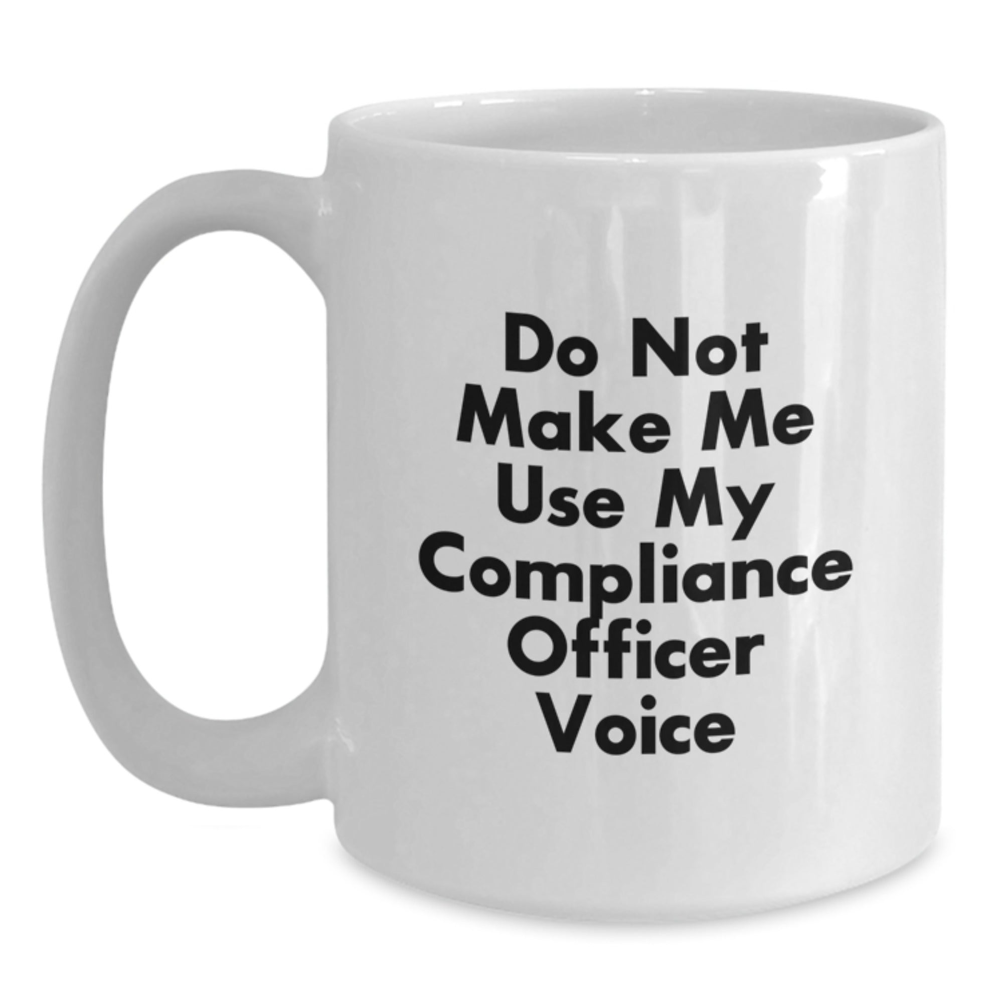 Birthday Gift for Her Compliance Officer White Coffee Mug Present - Main