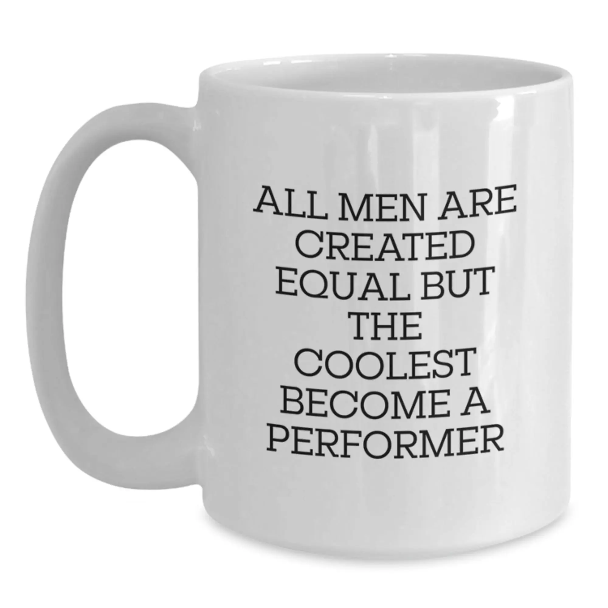 Performer Keepsake White Coffee Mug for Him Birthday Gift Premium - Main