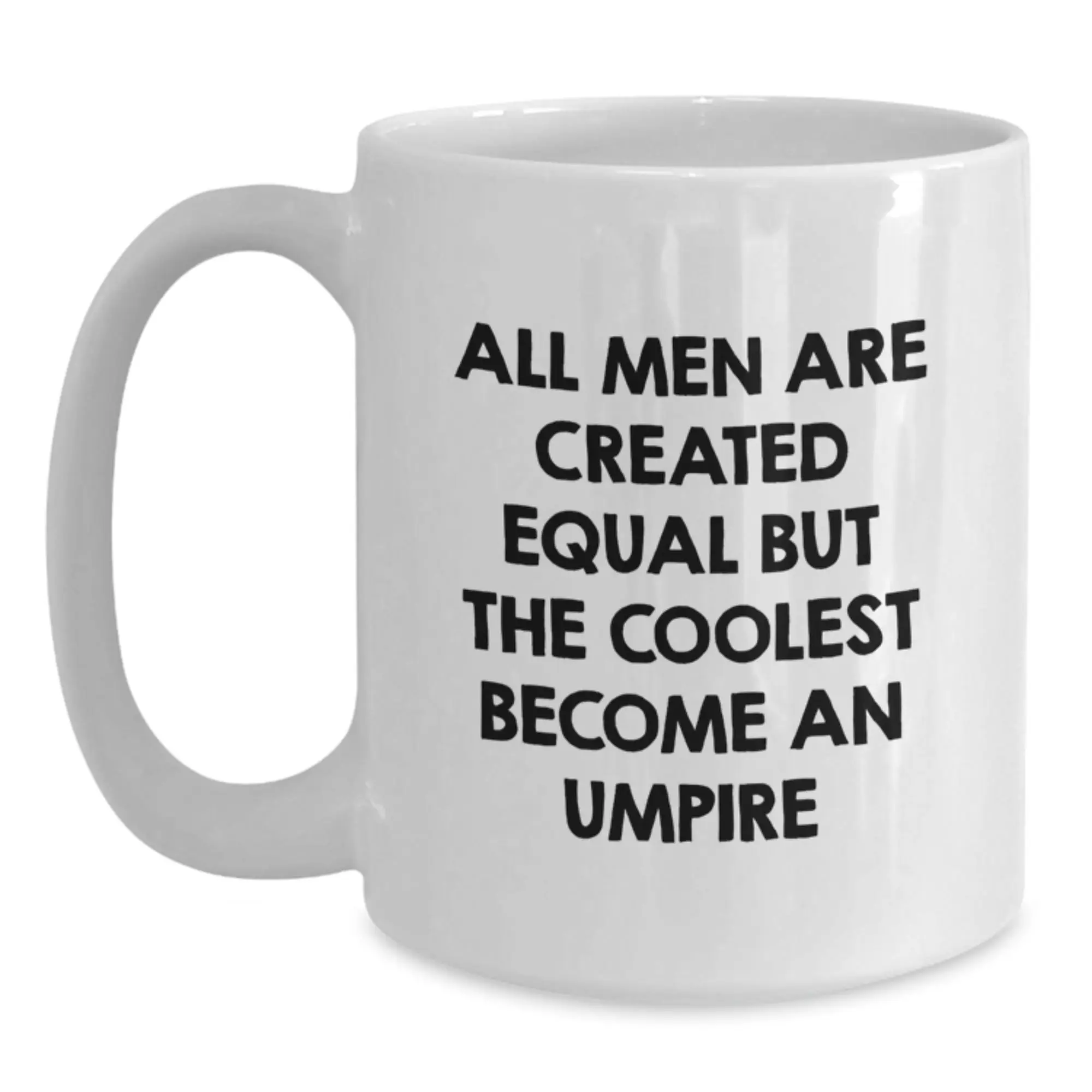 Birthday Gift Umpire White Coffee Mug for Her Present - Main
