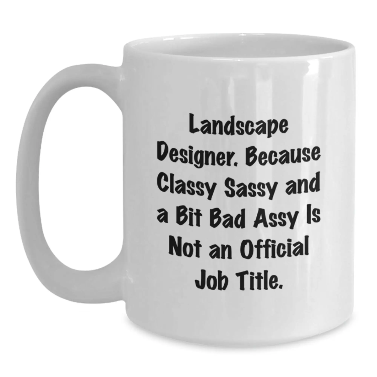 Bold Landscape Designer Novelty Mug for Friends Birthday Gift - Main