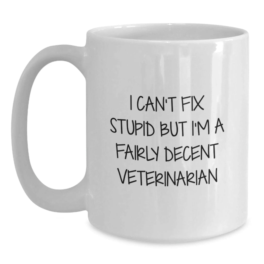 Funny Veterinarian White Coffee Mug Gifts for Veterinarian Men Women Friends Coworkers Family from Friends