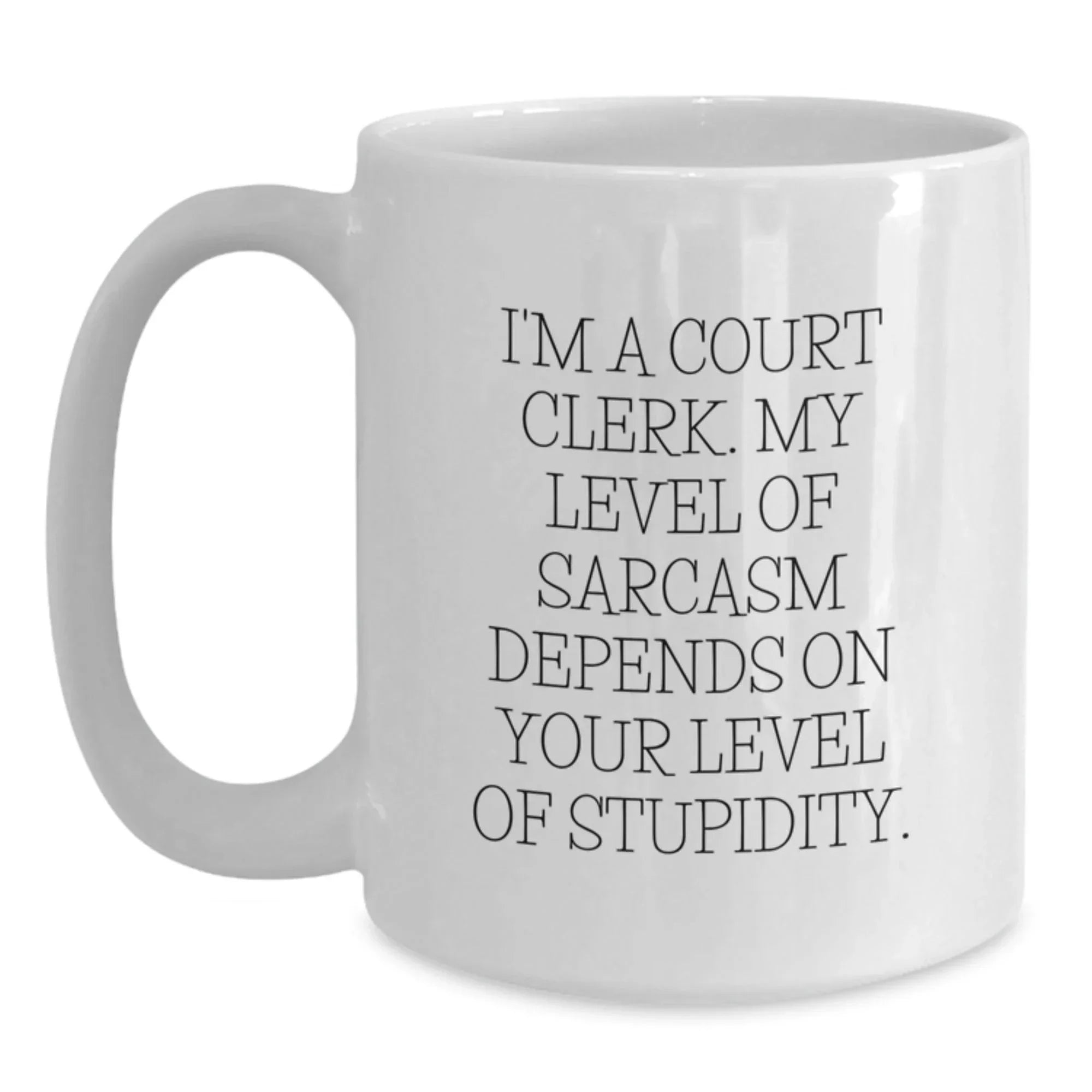 Funny Court Clerk Christmas Unique Gifts for Men Women Friends Family