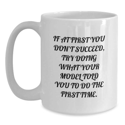 Funny Model Gifts from Friends Christmas Unique White Coffee Mugs - Main