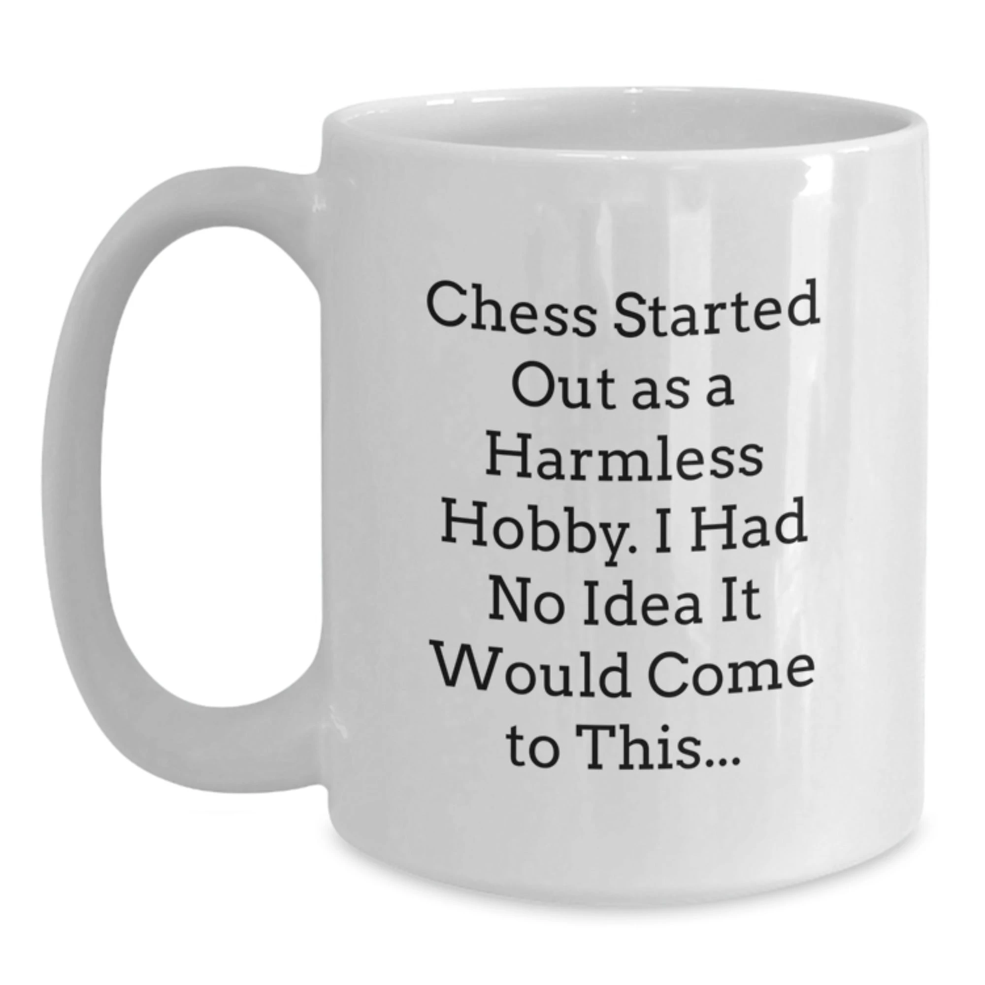 Funny Chess White Coffee Mug Gifts from Men for Women Friends Family, Unique Valentine's Love - Main