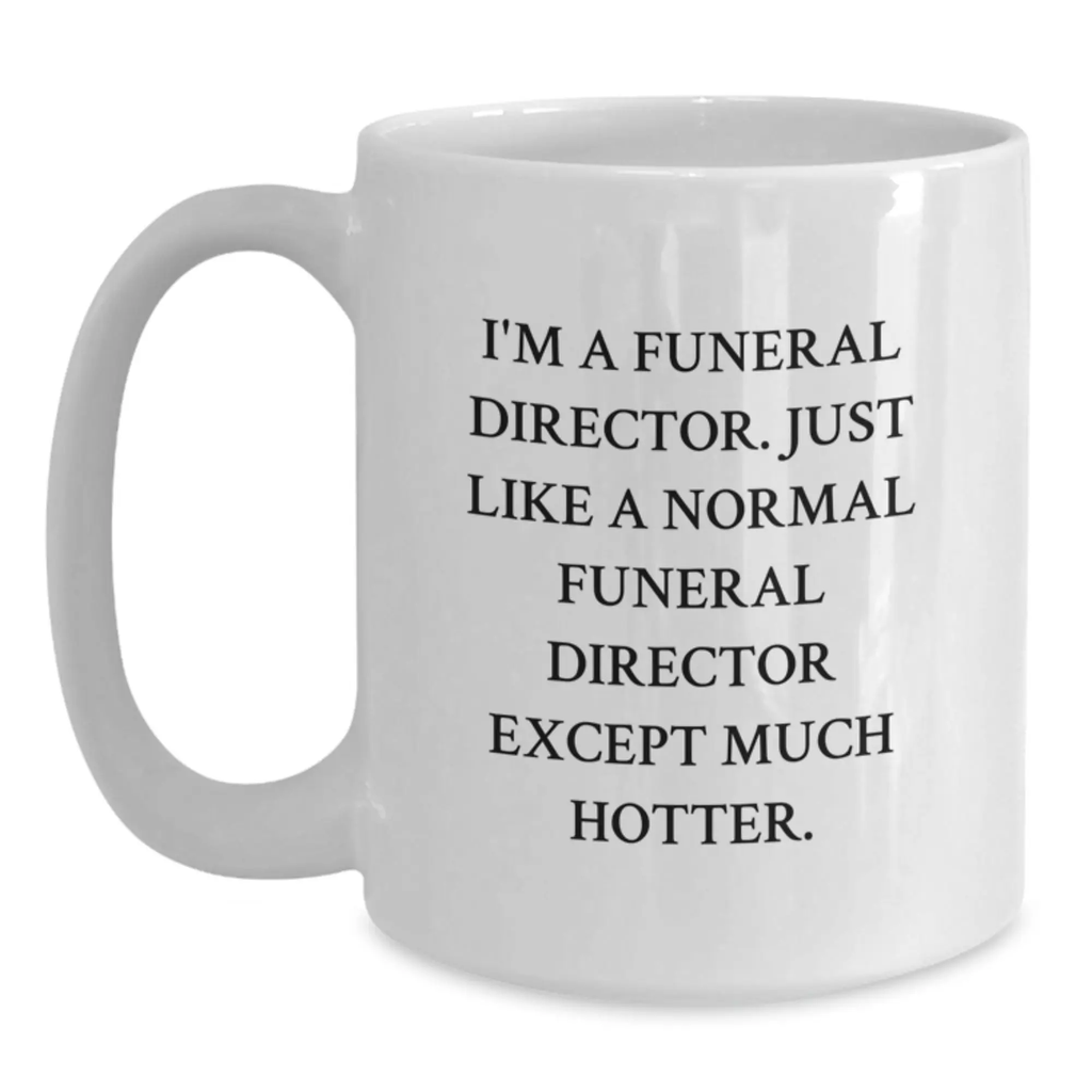 Funeral Director Keepsake Mug Birthday Gift for Him - Main