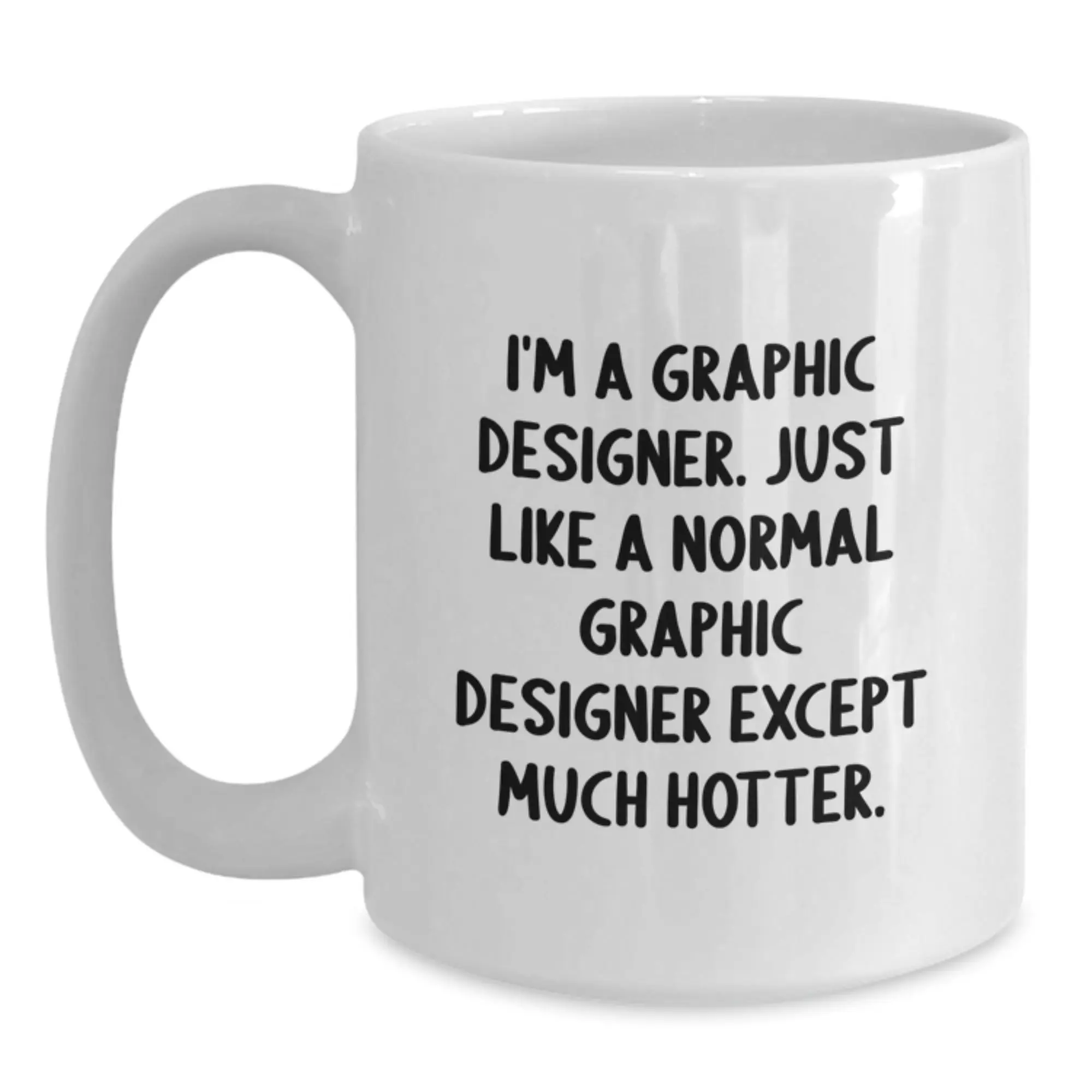 Graphic Designer Keepsake White Coffee Mug Birthday Gift for Him - Main