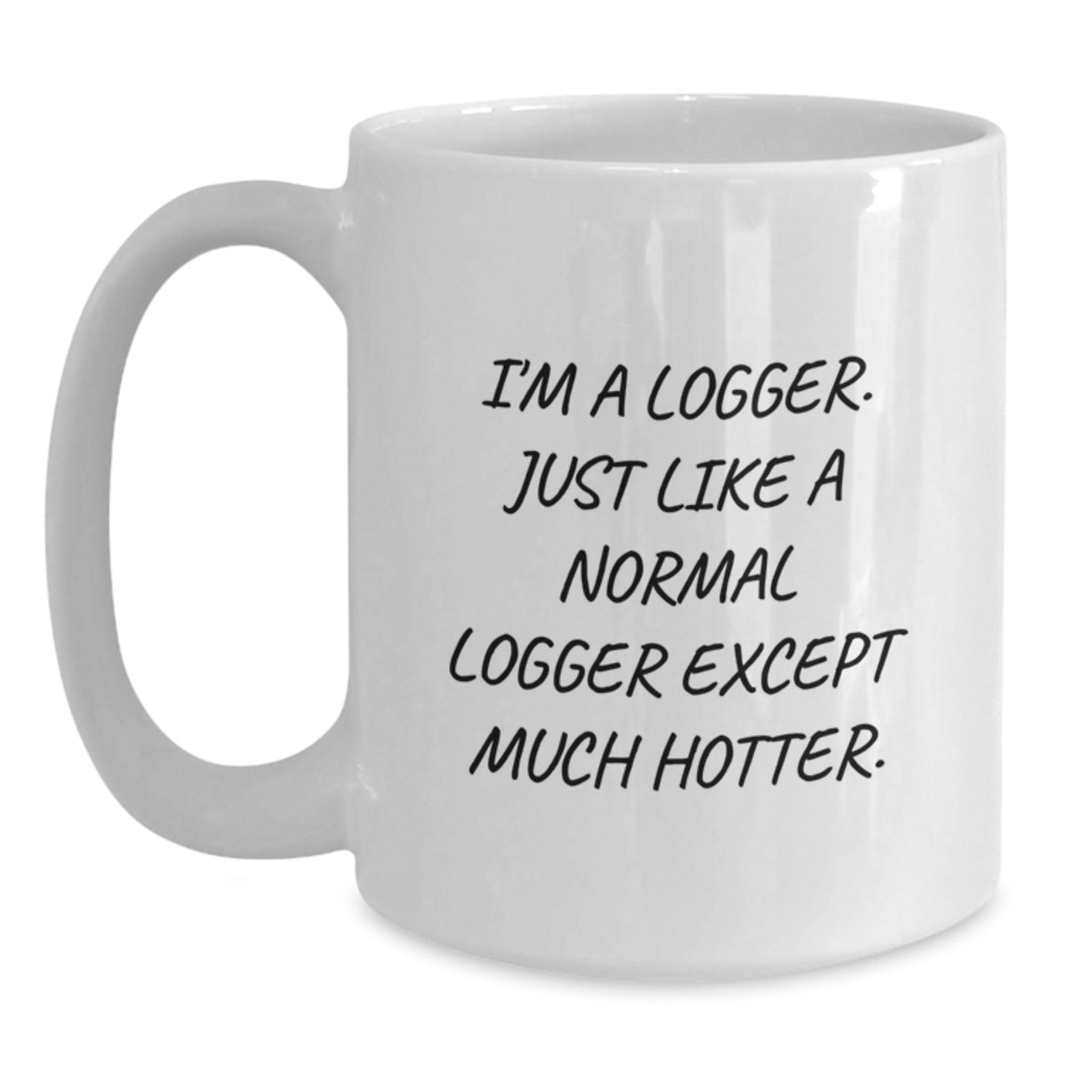 Logger Gift For Him - Playful Quote Coffee Mug Keepsake - Main