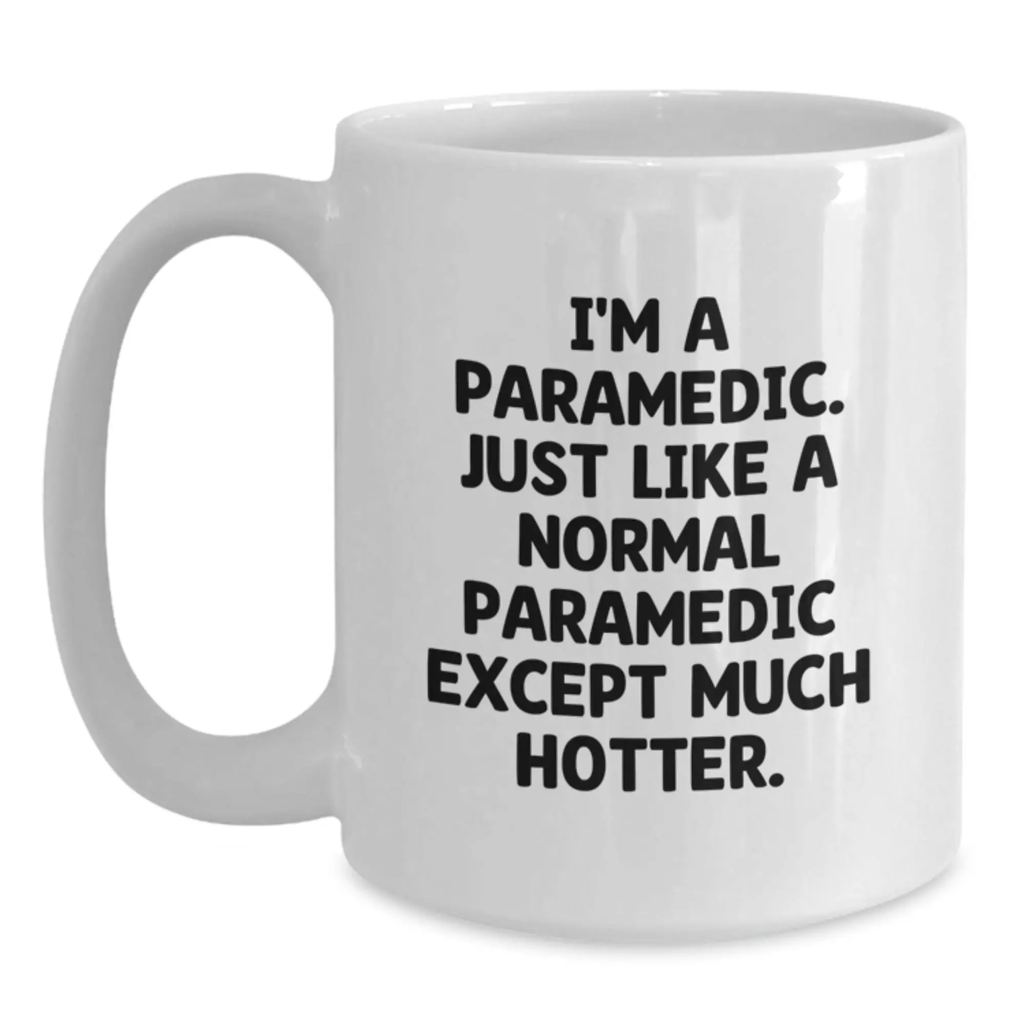 Funny Rescue Worker Humor White Coffee Mug Gifts for Rescue Worker Men, Unique Graduation Gifts from Friends, Coworkers, Family - Main