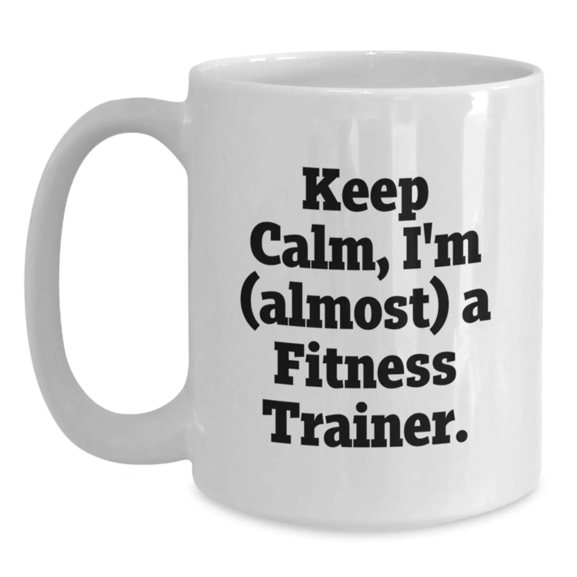 Funny Fitness Trainer White Coffee Mugs Gifts from Friends and Family for Men Women Coworkers during Christmas Holidays