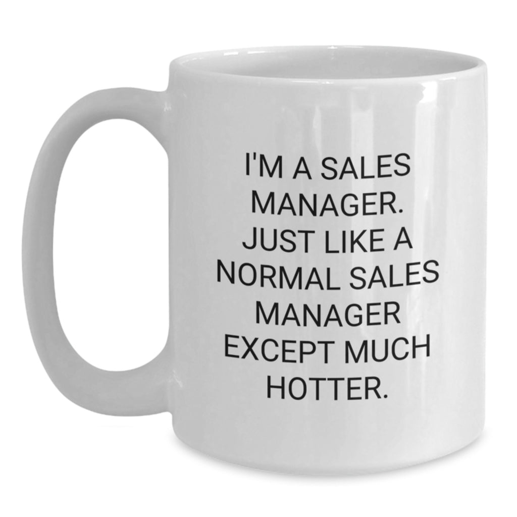 Christmas Gift For Her Playful Sales Manager Coffee Mug Present - Main