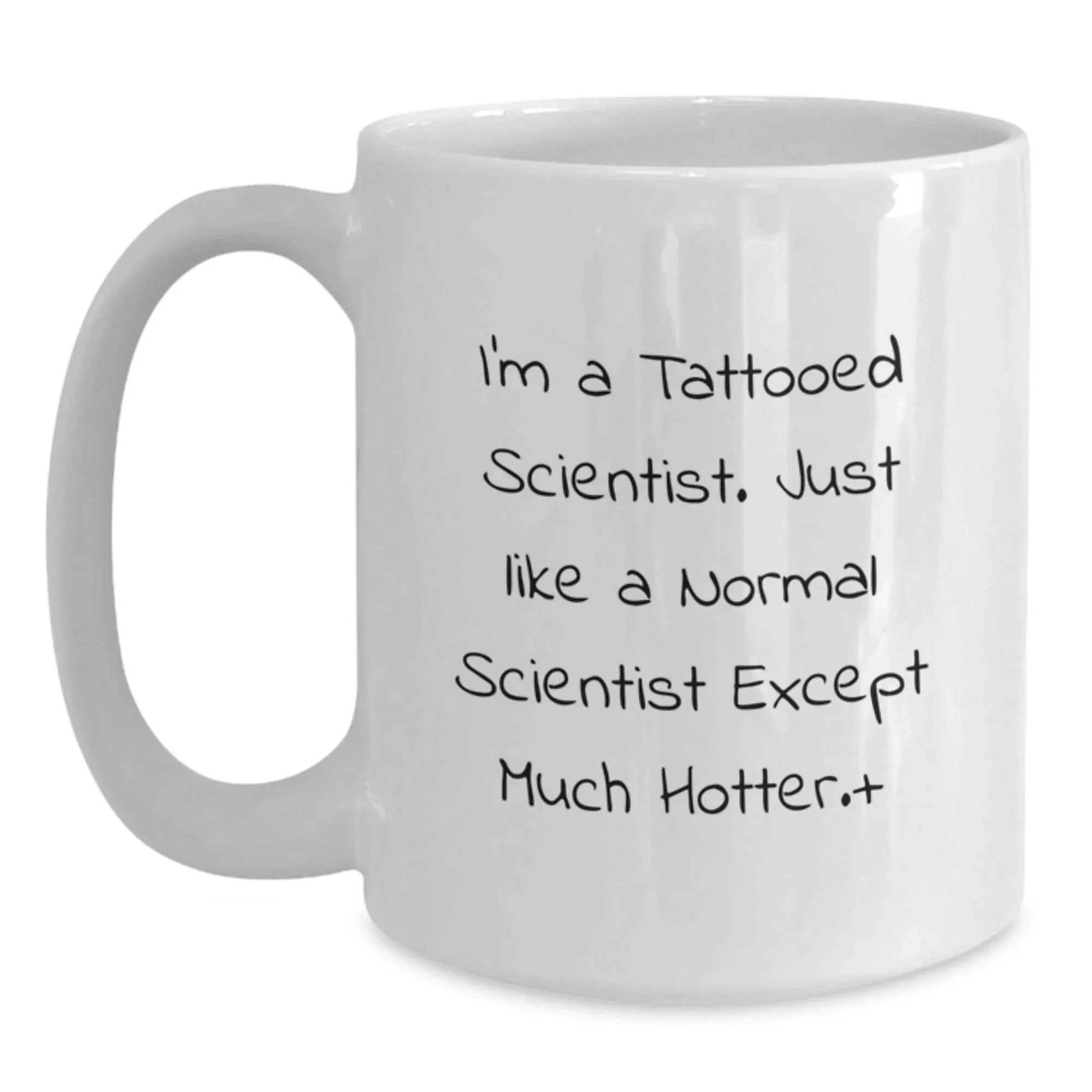 Funny Scientist White Coffee Mug Gifts for Men Women Friends Family - Perfect Unique Christmas Memorable Presents