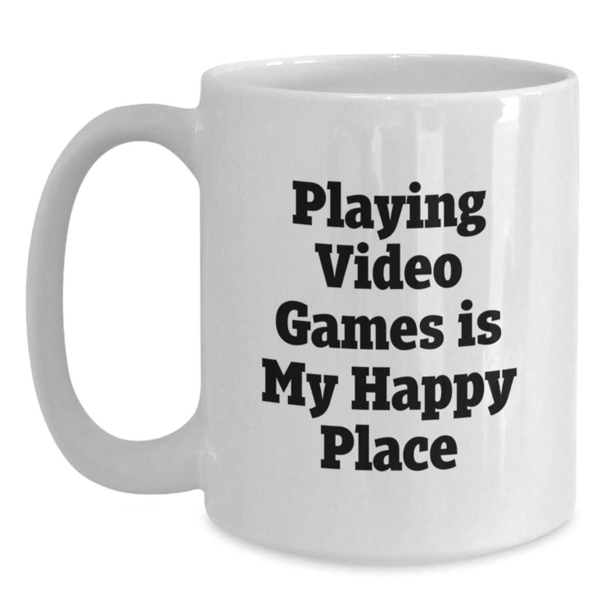 Playing Video Games Coffee Mug Gift for Him Keepsake, My Happy Place - Main