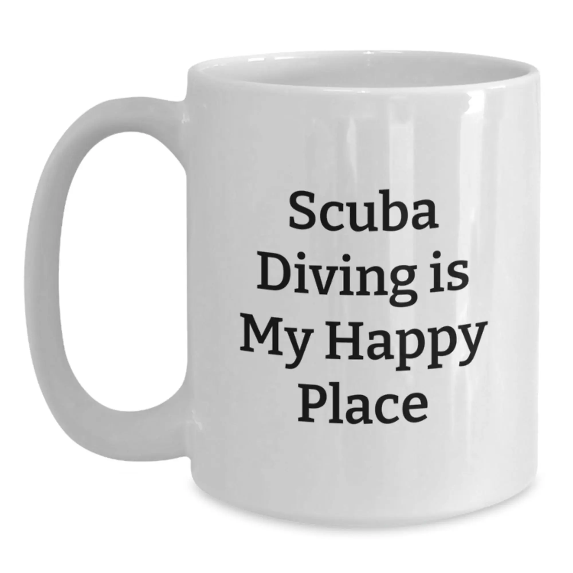 Scuba Diving Gifts for Men, Unique White Coffee Mugs, Father's Day Unique Gifts from Scuba Diving Lovers - Main