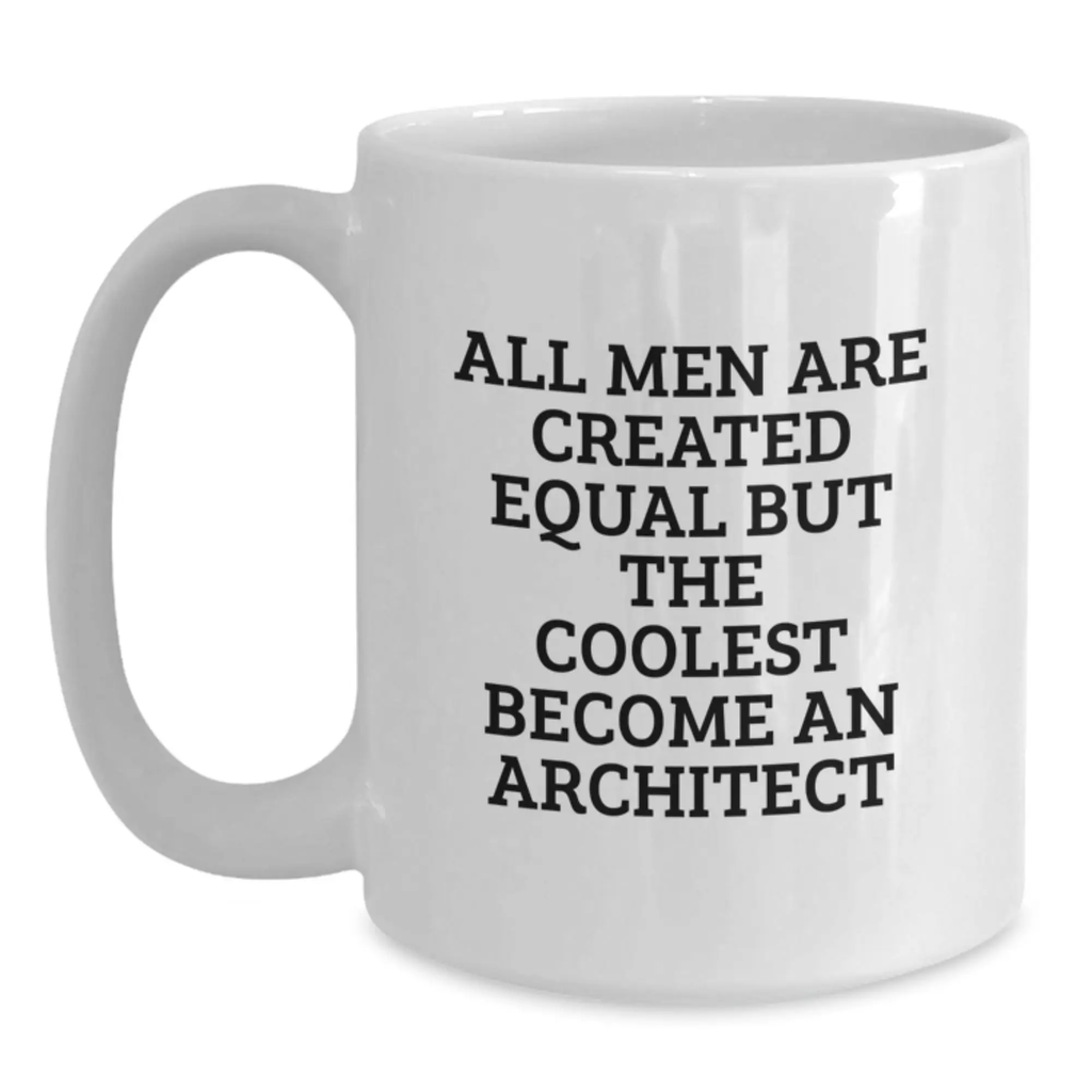 Architect Keepsake Mug for Him Birthday Gift White 11oz Ceramic - Main