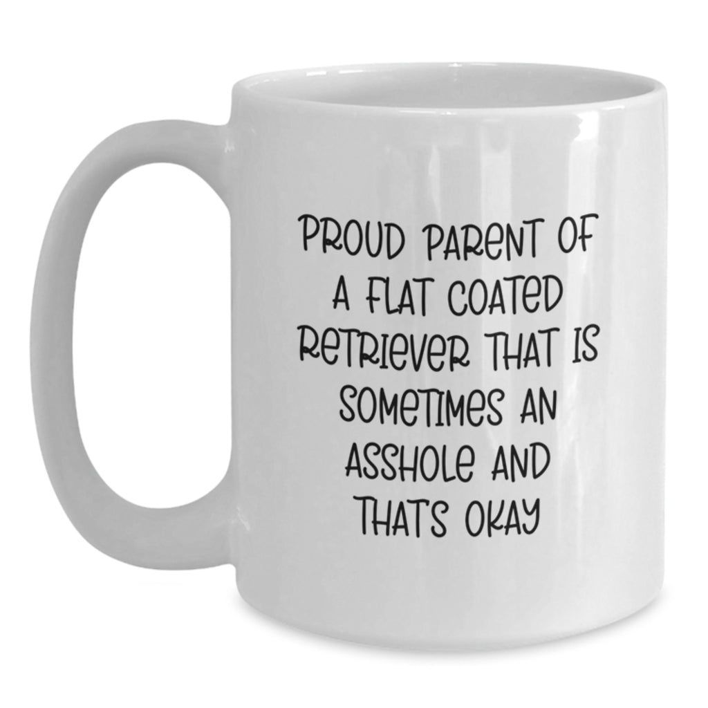 Christmas Gift for Her Humorous Flat Coated Retriever Parent Present - Main