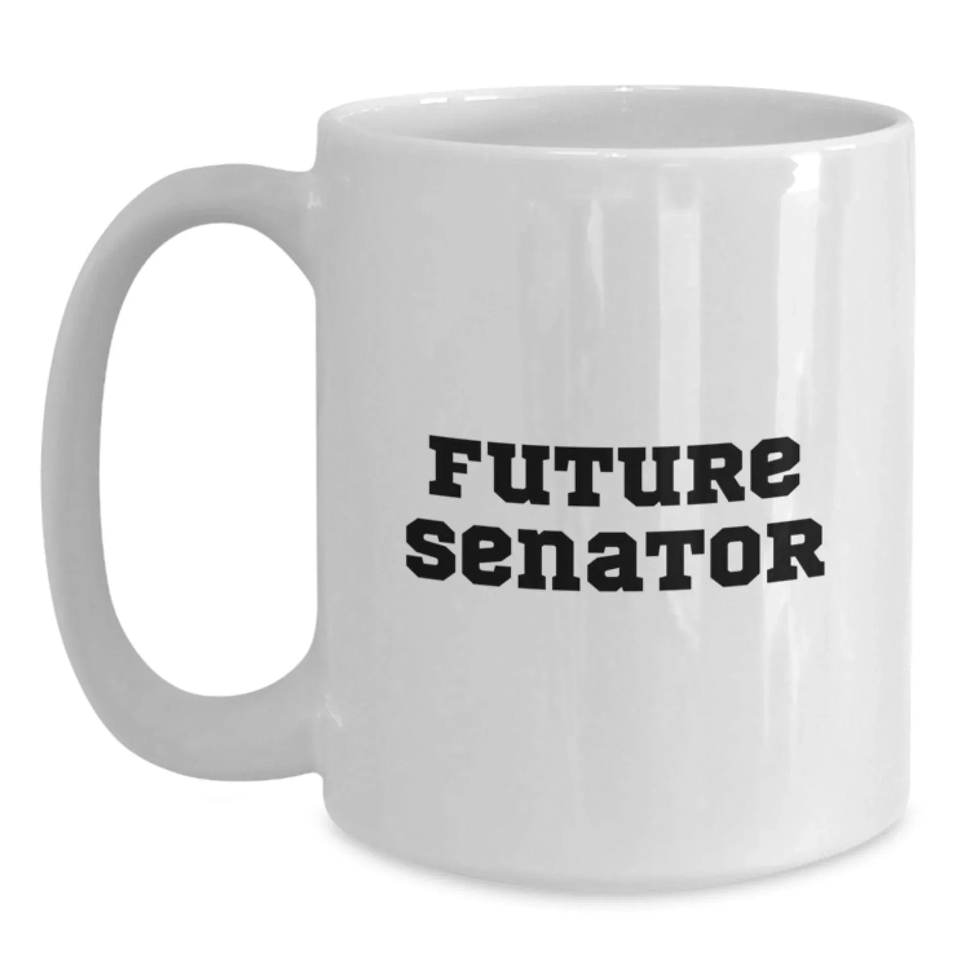 Funny Quote White Coffee Mug for Senator Gifts, Gifts from Friends to Senator, Unique Christmas Unique Gifts for Senator